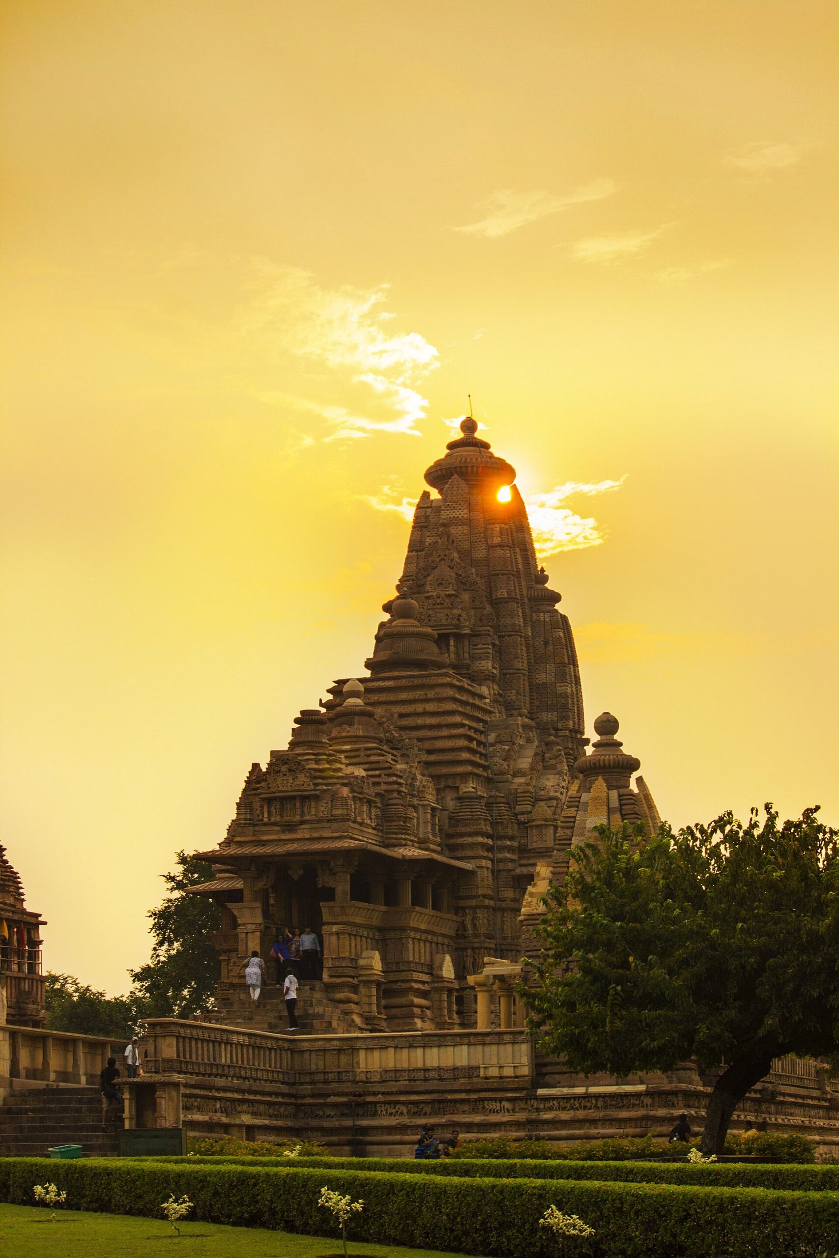 Kandariya Mahadeva Temple, Khajuraho, the setting for the Khajuraho Dance Festival